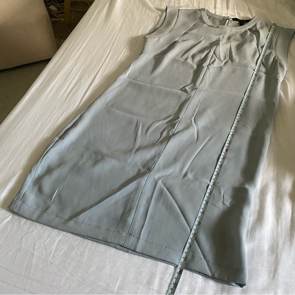 BCBG Blue Gray Sleeveless Dress (BNWT) - Picture 7 of 7